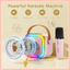 Loa Karaoke Mini Có 2 Micrô Không Dây, loa karaoke nghe nhạc hát tại nhà,có thể thay đổi giọng,Dễ Sử Dụng