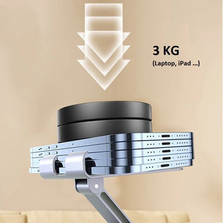 Giá Đỡ Điện thoại Máy Tính Bảng iPad HỢP KIM Xoay 360 Độ Gấp Gọn TPS Kệ Đỡ iPhone Android Table 88522