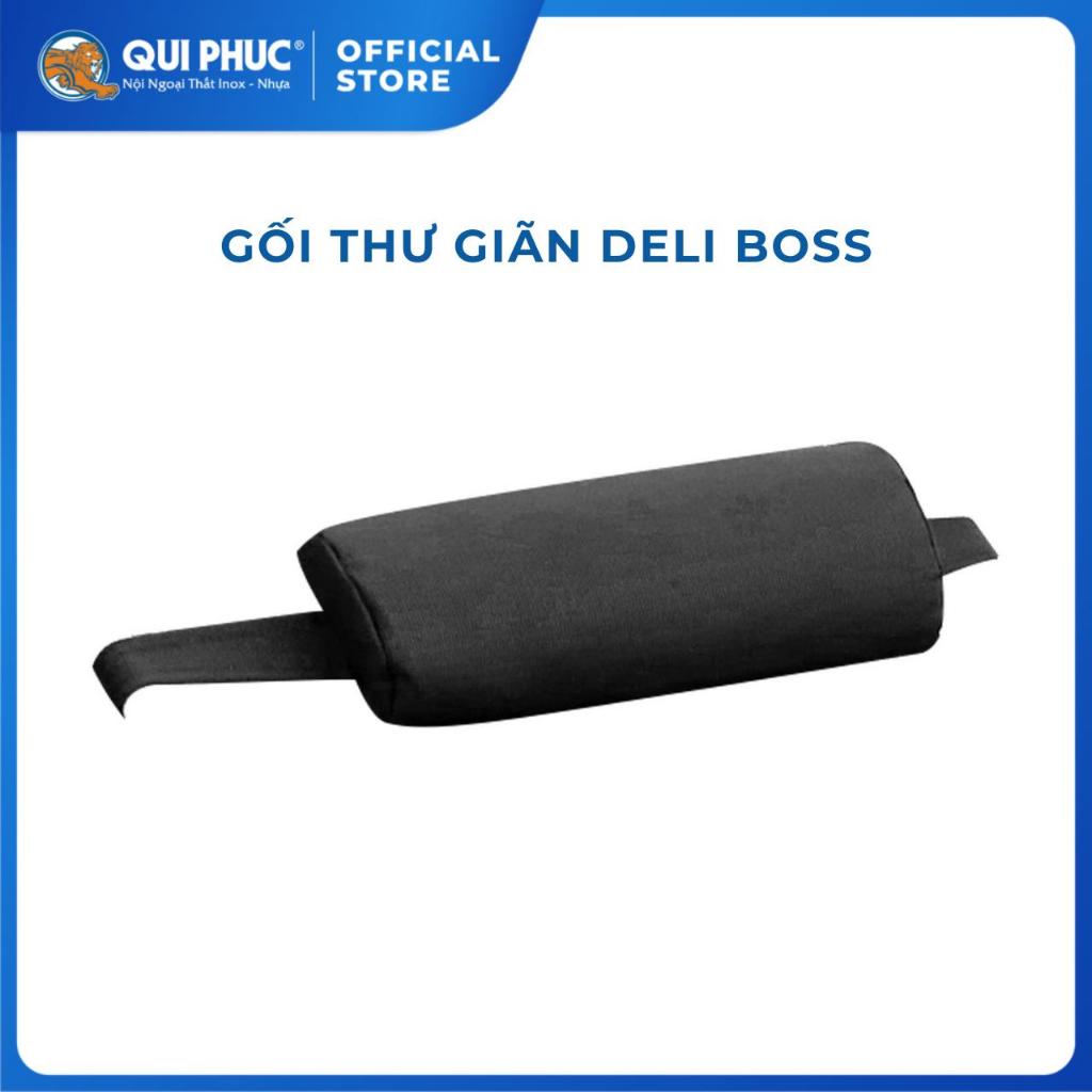 [HÀNG TẶNG KHÔNG BÁN] Gối tựa đầu QUI PHÚC, phụ kiện ghế xếp thư giãn cao cấp Deli Boss