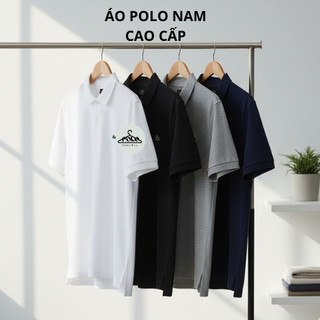 Tổng hợp Áo Polo Nam Đen Basic – Áo Thun Có Cổ Xuất Dư Cao Cấp – Form Chuẩn, Vải Mát