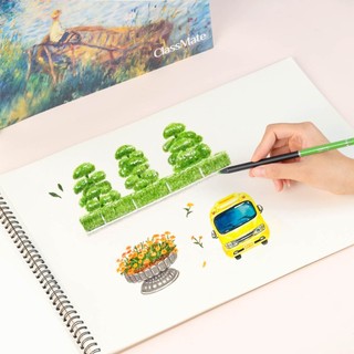 Vở Vẽ A4 100GSM Giấy Dày Mịn Hạn Chế Lem Màu, Tập Tô Màu Cho Bé Học Sinh Chất Liệu An Toàn Vở Vẽ Không Kỵ Tẩy