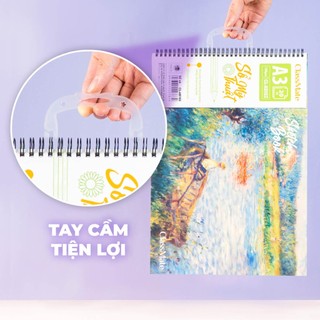 Vở Vẽ A4 100GSM Giấy Dày Mịn Hạn Chế Lem Màu, Tập Tô Màu Cho Bé Học Sinh Chất Liệu An Toàn Vở Vẽ Không Kỵ Tẩy