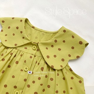 Váy Cho Bé Gái , Váy Sát Nách Cho Bé Gái Thiết Kế Cổ Viền  Dễ Thương  Chất Liệu Cotton Mềm Mại