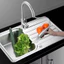 Chậu rửa chén bát 1 hộc inox,vòi,bộ xả 75*40*75cm