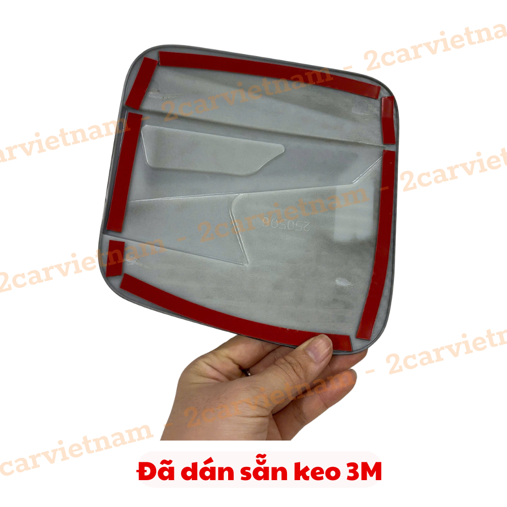 Ốp nắp sạc, Ốp tay nắm cửa, hõm cửa xe Vinfast VF5 / Herio Green Nhựa ABS vân carbon cao cấp
