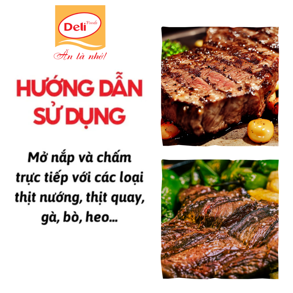 Xốt Me Chấm Thịt Nướng 115g – Nước Chấm BBQ Hàn Quốc Deli Foods Chuẩn Vị