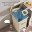Thùng Đựng Rác Đạp Chân SMILE Có Nắp Đậy Ngăn Mùi, Thùng Rác Để Phòng Khách Nhà Bếp Sang Trọng