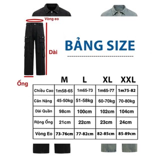 COMBO Quần Jean Denim CargoPants 8 túi ống rộng suông và Áo Khoác Jean Jacket Unisex Nam Nữ Phong cách bụi bặm Avocado