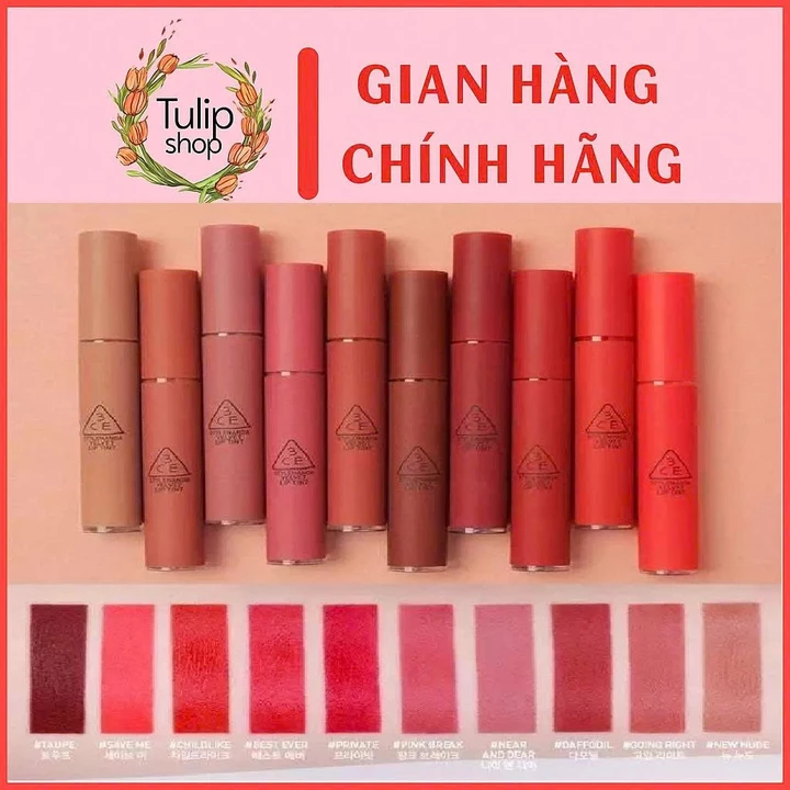 SON KEM LÌ 3CE VELVET LIP TINT