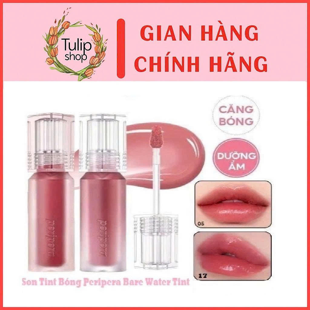 Son Tint Bóng Peripera Bare Water Tint full màu 03 06 07 11 05 08 15 16 17 | BigBuy360 - bigbuy360.vn