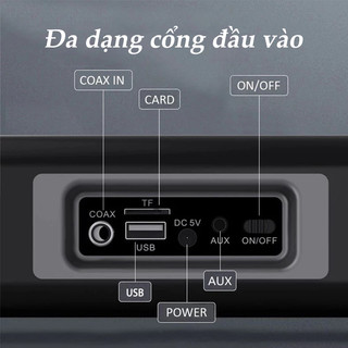 Loa TV Loa Soundbar Loa Soundbar kết nối với TV qua cổng kết nối Bluetooth AUX quang học Hỗ trợ USB và thẻ TF