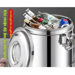 Bình ủ giữ nhiệt inox 100%