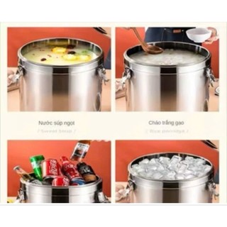 Bình ủ giữ nhiệt inox 100%