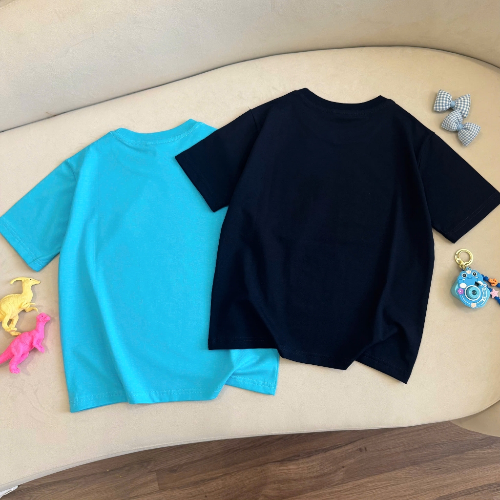 Áo Thun Trẻ Em Mirage Họa Tiết Voi In 3D Hoạt Hình Dễ Thương Chất 100% Cotton Cao Cấp.
