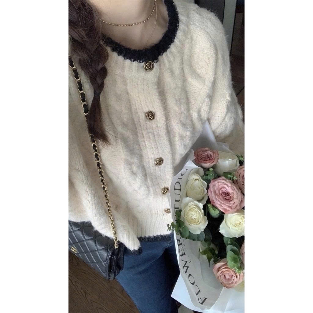 Áo cardigan len vặn thừng màu pastel hottrend Hàn Quốc thời trang thu đông nữ có size to MT33 SP28