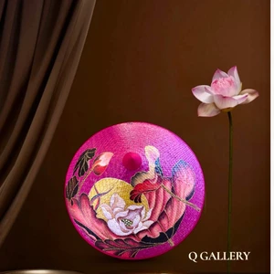 - BST Nón cỏ Bàng vẽ họa tiết Hoa Sen - Q Gallery