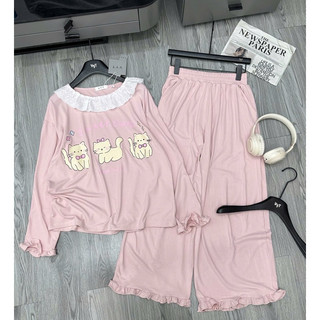 Set mèo bèo cổ( Hàng Mới Về ) Còn Xám - Đen