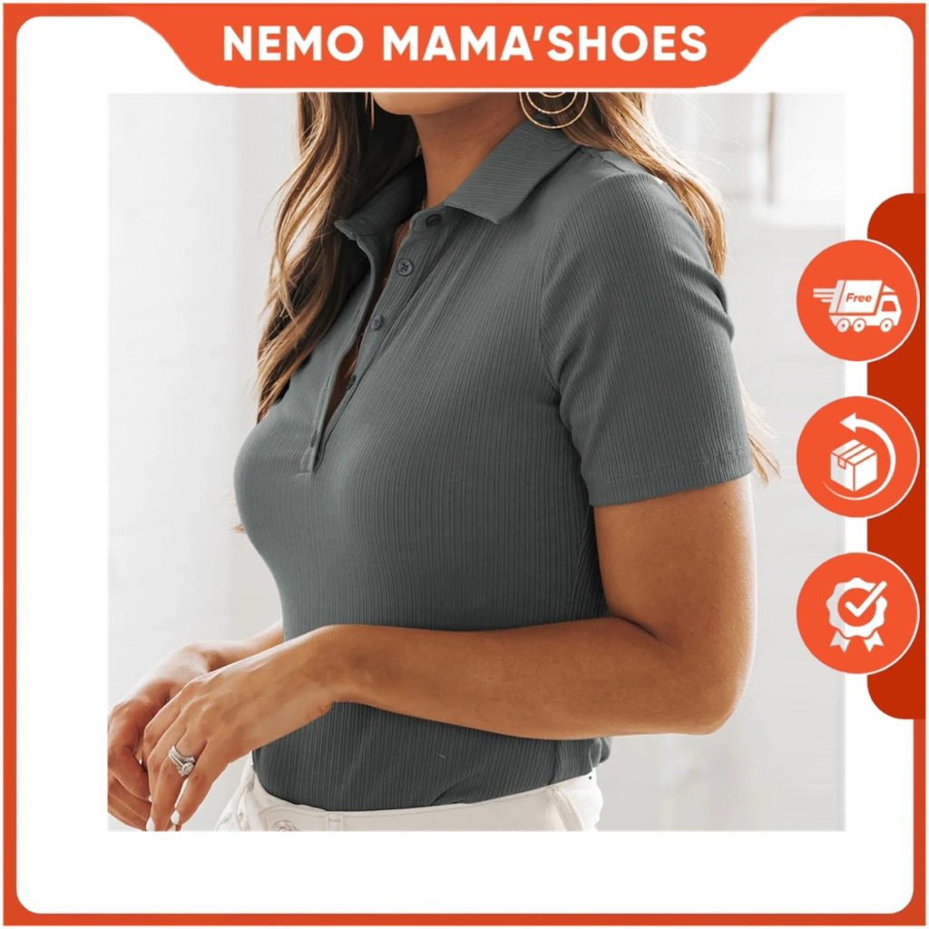 MNG ÁO XÁM ÔM DÁNG CÓ CỔ NỮ (Q230629040)