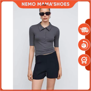 MNG ÁO XÁM ÔM DÁNG CÓ CỔ NỮ (Q230629040)