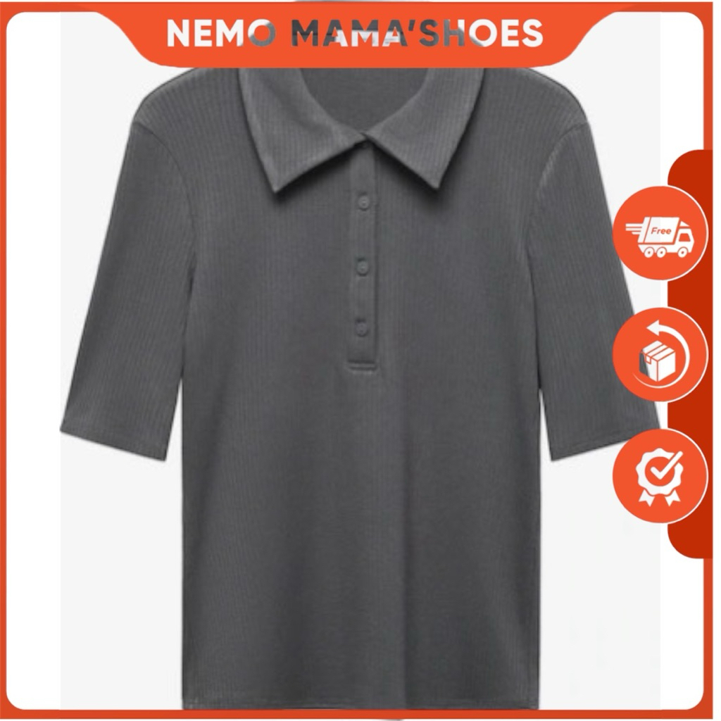 MNG ÁO XÁM ÔM DÁNG CÓ CỔ NỮ (Q230629040)