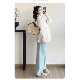 ÁO BẦU DÀI TAY BE CHẤT BOI THÊU CỔ VUÔNG - CỔ V
