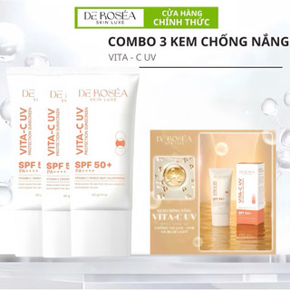 CHỐNG NẮNG VITA-C UV DEROSÉA ( COMBO 3 HỘP )