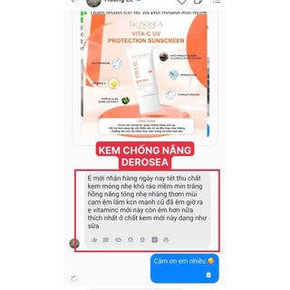 CHỐNG NẮNG VITA-C UV DEROSÉA ( COMBO 3 HỘP )