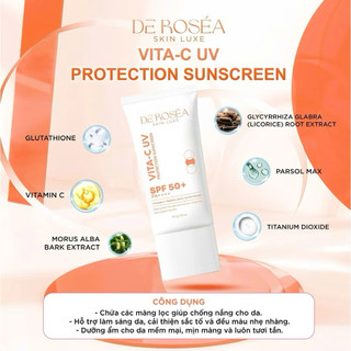 CHỐNG NẮNG VITA-C UV DEROSÉA ( COMBO 3 HỘP )