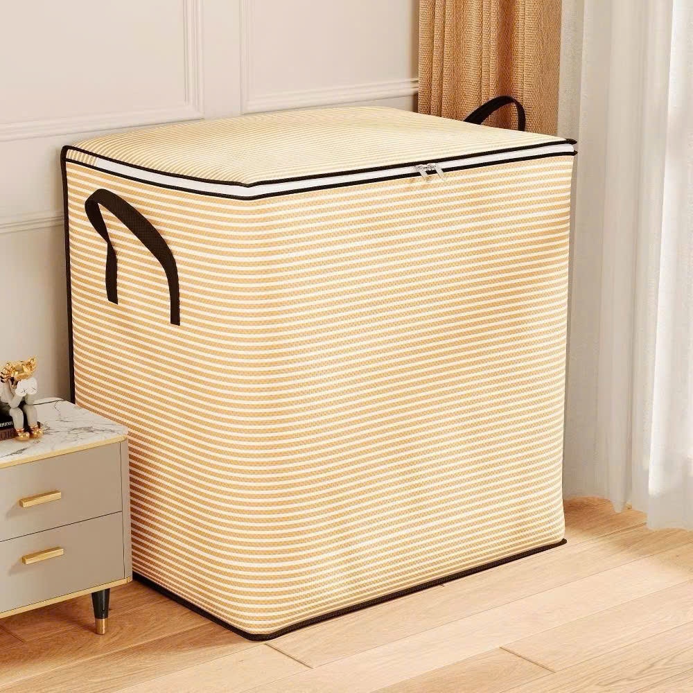 Túi Đựng Quần Áo Chăn Màn Nắp Khóa Kéo Có Thể Gấp Gọn