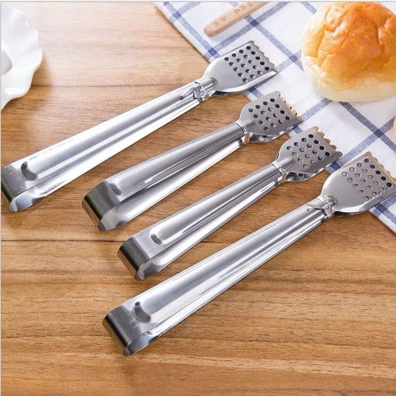 Kẹp Gắp Thức Ăn Inox Cao Cấp - Gắp Đồ Nóng, Gắp Bánh
