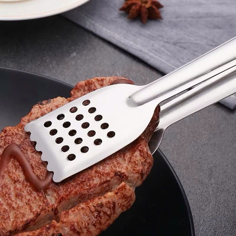 Kẹp Gắp Thức Ăn Inox Cao Cấp - Gắp Đồ Nóng, Gắp Bánh