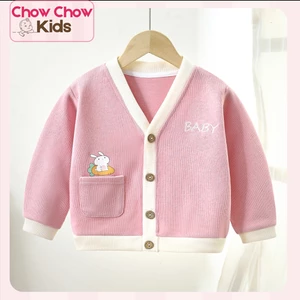 Áo Khoác Cardigan Em Bé Cài Nút – Form Rộng, Vải Dày Mịn, Giữ Ấm Cực Tốt - M048