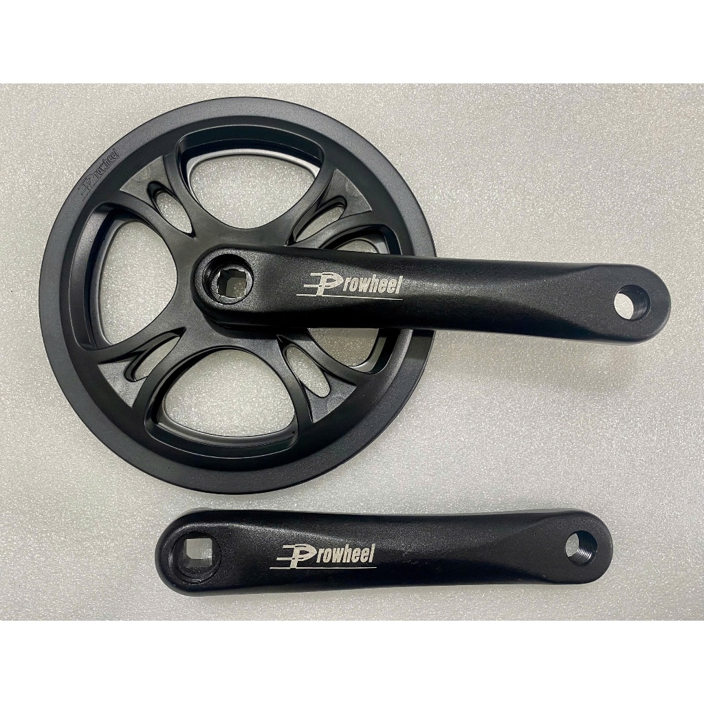 Giò đĩa, đùi đĩa có chân sên cốt vuông 1 tầng PROWHEEL [ Chính Hãng ] nhôm đĩa thép gắn xe đạp thể thao