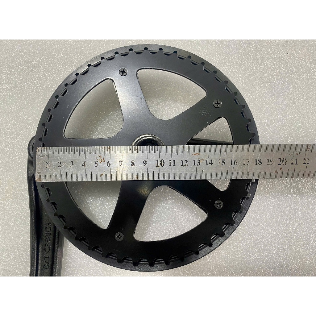 Giò đĩa, đùi đĩa có chân sên cốt vuông 1 tầng PROWHEEL [ Chính Hãng ] nhôm đĩa thép gắn xe đạp thể thao