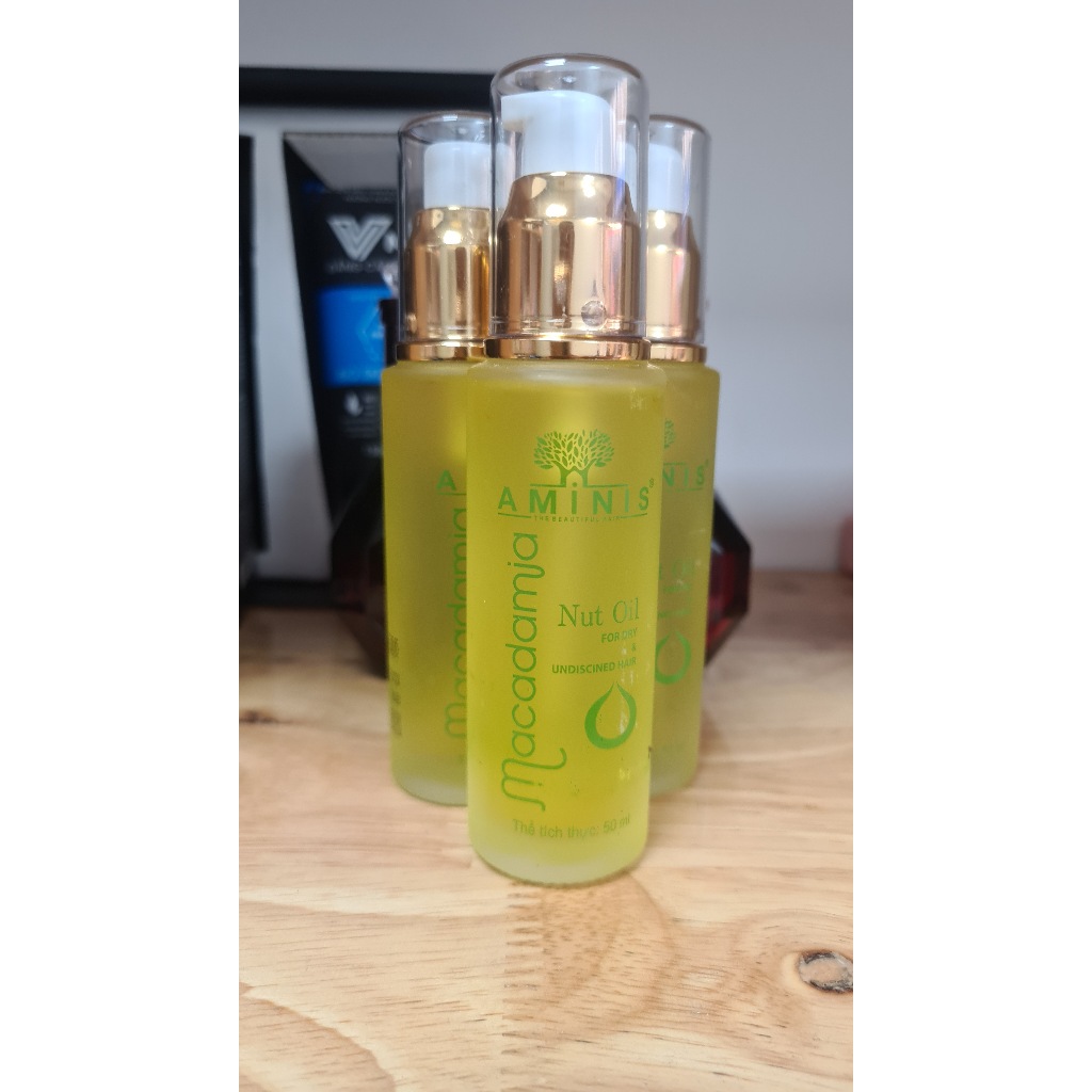 TINH DẦU DƯỠNG TÓC AMINIS MACADAMIA NUIL OLIU 50ML