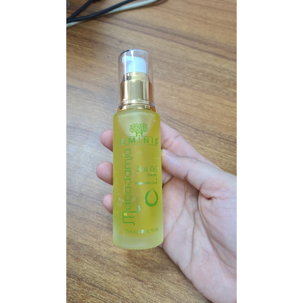 TINH DẦU DƯỠNG TÓC AMINIS MACADAMIA NUIL OLIU 50ML