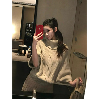 •𝙆𝙞𝙣𝙜𝙨𝙝𝙤𝙥𝙗𝙚𝙖𝙪𝙩𝙮•Áo Len Rơi Thừng Cổ Lọ QC