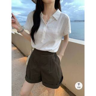 𝗠𝗼𝗺𝗶 𝗕𝗮𝘀𝗶𝗰 𝗟𝗶𝗻𝗲𝗻 - |LY LINEN| - Áo linen form polo