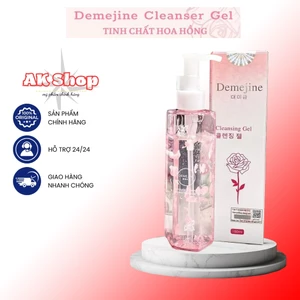 Sữa rửa mặt Demejine cao cấp tinh chất hoa hồng làm sạch sâu kiềm dầu giảm bã nhờn nâng tông da thu nhỏ lỗ chân lông
