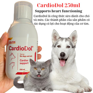Siro Hỗ Trợ Tim Mạch Cho Chó & Mèo – Dolfos CardioDol 250ml