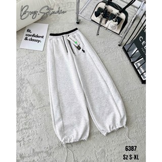 Quần Nỉ Thêu Ngựa ELEGANTE Siêu Dày Dặn, Phối Cạp Và Dây Rút Siêu Hot Mã 80 6387