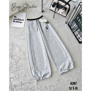 Quần Nỉ Thêu Ngựa ELEGANTE Siêu Dày Dặn, Phối Cạp Và Dây Rút Siêu Hot Mã 80 6387