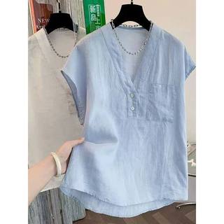 Pando 𝗟𝗶𝗻𝗲𝗻 - |LY LINEN| - Áo linen cổ V