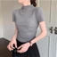 Áo thun babytee Cổ Lọ Nhúm eo From siêu ôm dáng dễ mặc