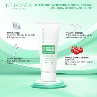 KEM BODY CREAM SIÊU TRẮNG DA DEROSÉA ( COMBO 3 HỘP SALE SỐC )