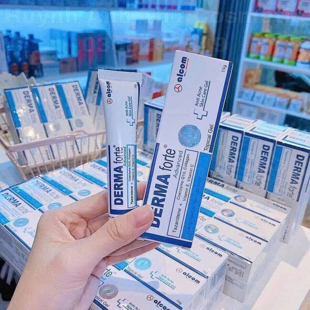 Gel Derma Forte giảm mụn trứng cá, ngừa thâm, mờ sẹo_Tuýp 15g | Shopee ...