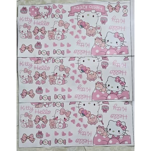 Tem Hello Kitty 3 lớp xịn chống nước 1nawm không bong dán cho các dòng xe điện,xe máy, ô tô,...