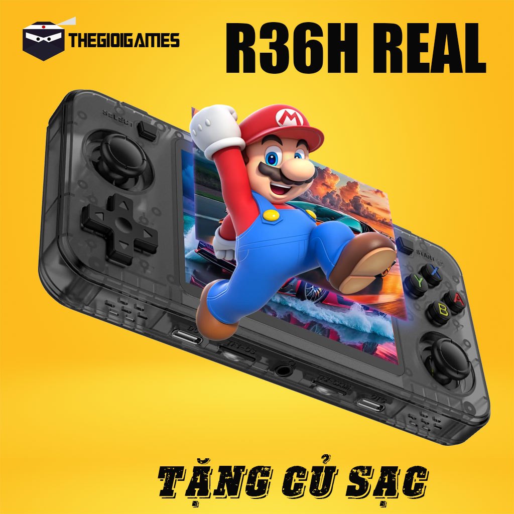 [Tặng Sạc] Máy Game R36H Real Chính Hãng - ArkOS Tiếng Việt - Hơn 20. ...