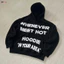 ÁO HOODIE UNISEX Nam Nữ BASIC In Nổi WHENEVER Chất Liệu Vải Nỉ PE 2 Lớp ,Áo Khoác thu đông giữ ấm - SSL