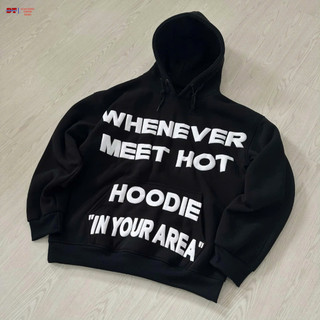 [ Ảnh Thật ] ÁO HOODIE UNISEX Nam Nữ BASIC In Nổi WHENEVER Chất Liệu Vải Nỉ PE 2 Lớp ,Áo Khoác thu đông giữ ấm - SSL